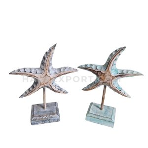 Wooden Starfish Table Decoration