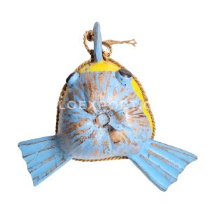 Wooden Coconut Fish Wall Hanging Decoration