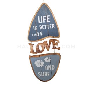 Wooden Custom Written Sign Board Wall Hanging