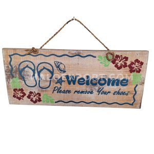 Wooden Custom Written Sign Board Wall Hanging